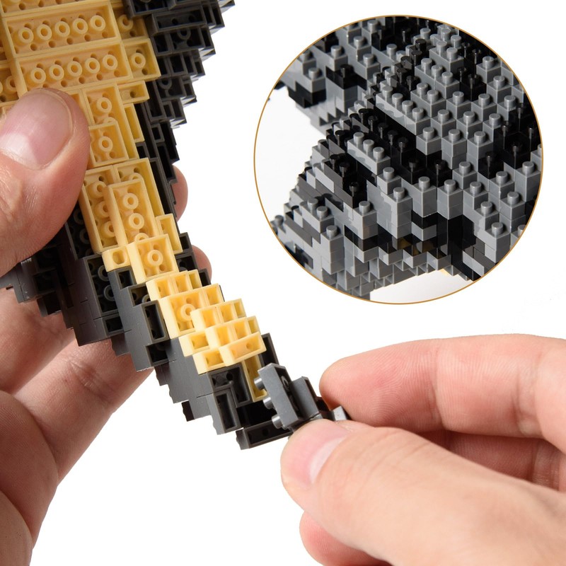 Aigidusansu Jurassic Dinosaur Micro Blocks, 1530pcs Tyrannosaurus Rex DIY Mini