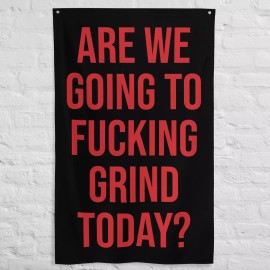 Warpathic Get Motivated - Gym Wall Banner - Home Gym Decor