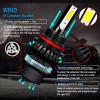 SHENKENUO 8000K ice Blue LED Headlight Bulbs For Ford Mustang