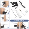 ADERTOS Self Locking Gate Gravity Latch Carbon Steel Auto Gate