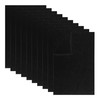 AUXBC 10Pcs Black Thin Felt Fabric Sheets, 8x12 Inch Stiff