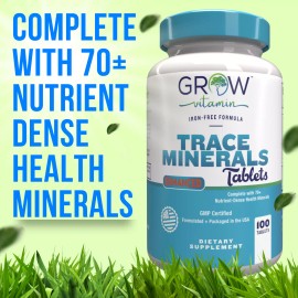 Hybrid Nutraceuticals Miracle Multi MEGA Minerals MADE IN USA, NON-GMO, High Potency, 100 TABLETS