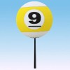 Cool Billiards Pool 9 Nine Ball Car Antenna Ball /