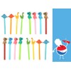 RECHENG Cute dinosaur black ink pens,Cartoon fun kawaii writing gel