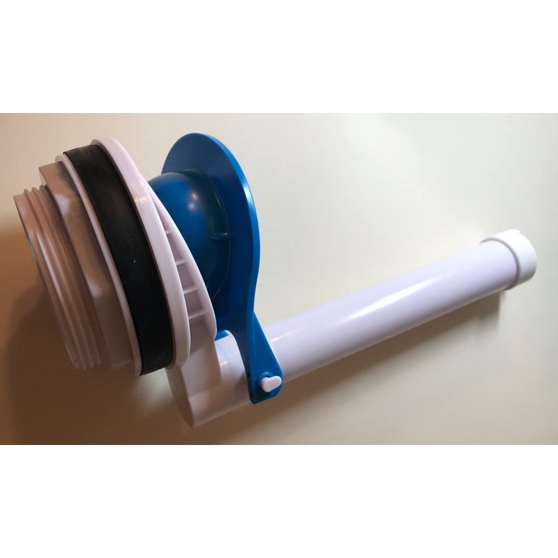 Three inch Flapper Valve Assembly with a Blue solid Silicone
