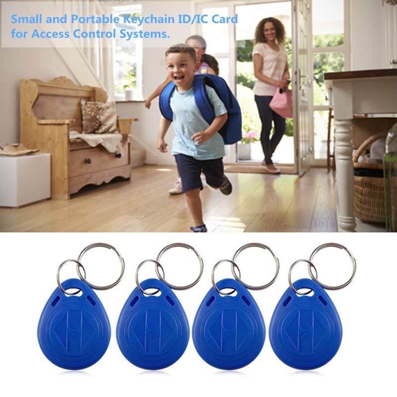 New RFID Proximity ID Card Key for Access Control (Blue),