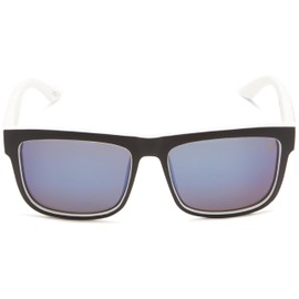 Spy Optic Discord Square Sunglasses, White Wall/Grey & Blue Spectra, 57mm