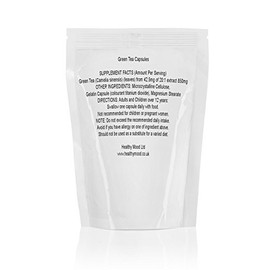 Green Tea 850mg Camellia Sinensis Extract Antioxidant Health Food Supplement Vitamins 180 Capsules