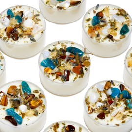 Gemini Zodiac Candle (May 21 - Jun. 20) - Soy Candle - All Natural Aromatherapy Candle - Gemini Horoscope Candle - Set of 6 Tealights