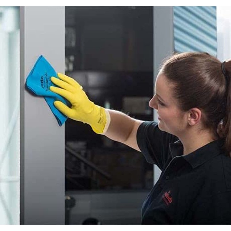 Vileda MicronQuick 152106 Microfibre Cloths, Red, 38 x 40 cm