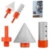 3 Pcs Diamond Beveling Chamfer Bits Set - 50mm Chamfer