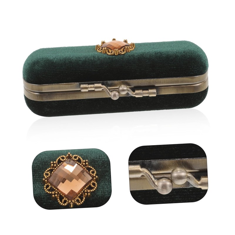 Baluue Portable Lipstick Case for Women Compact Lip Gloss Holder