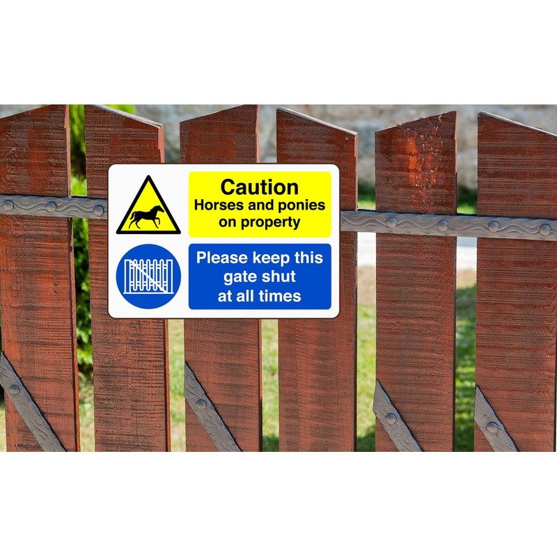 Safety First Display LTD Please keep this gate shut at