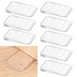 HJZHII 8 Stück Möbelkeile, Möbel Nivellierkeil Nivellierer Einstellbare Blöcke Möbel Keile Tisch Nivellier Unterlegscheiben für Nivellieren Unebener Tische Kommodenbeine Toiletten und Mehr Möbel