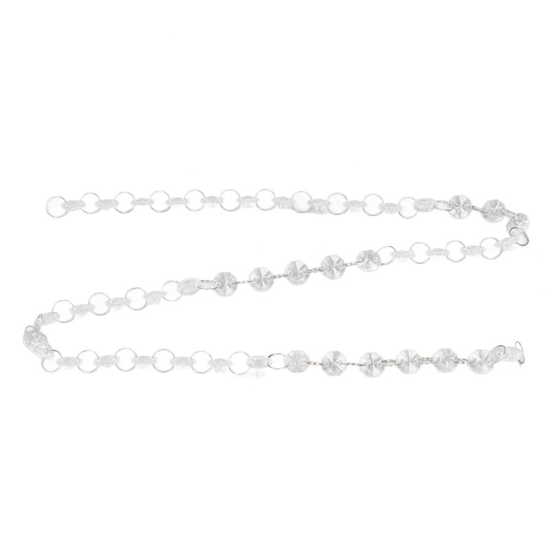 10pcs Crystal Chain Crystal Garland Strand Assemblable Acrylic Hanging Bead