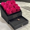 Kylin Glory Forever Roses with Rose Gold Necklace for Delivery