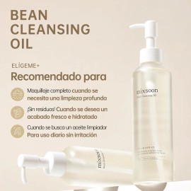 Mixsoon Bean Cleansing Oil Aceite De Doble Limpieza Facial                                                                                            