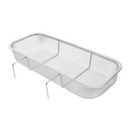 Operitacx Stainless Steel Kitchen Sink Basket Filter Multifunctional Hanging Strainer for Food Waste and Fruit Washing Precision Mesh Design for Filtration and Fast Drainage