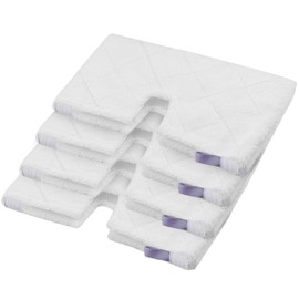S3501 S3601 Steam Mop Replacement Pads Compatible with Shark Steam Pocket Mop, Vacmop Replacement Pads for Shark Steamer Pads S3500 Series S3501 S3601 S3550 S3601D S3901 S3801 S3801CO, White