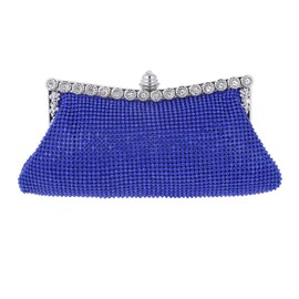 Day of Saturn Women's Elegant Evening Bags Women Wedding Clutch Bridal Handbag Party, red, M