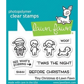 Lawn Fawn - Tiny Christmas Stamps Set and Dies Set - 2 Item Bundle