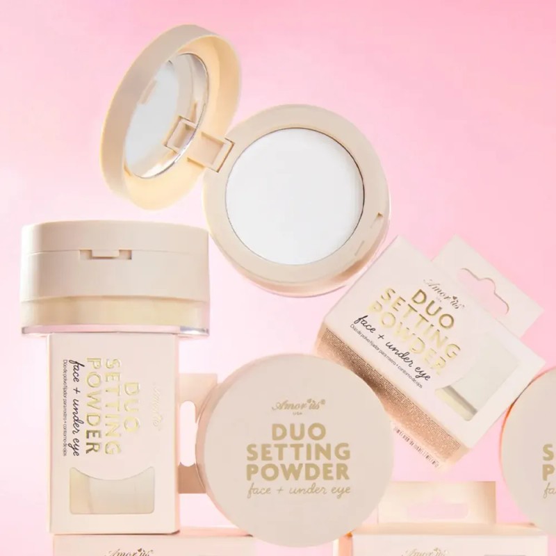 Polvo Fijador Traslucido Duo Setting Powder Amor Us