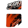 Tankpad Urban Splatter Protective Pad Orange Compatible with KTM 390