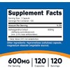 Nutricost Ashwagandha Herbal Supplement 600mg, 120 Capsules - Vegetarian, Non-GMO,