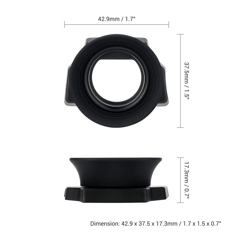 Soft Silicon Camera Viewfinder Eyecup Eyepiece Eyeshade for Nikon Zfc