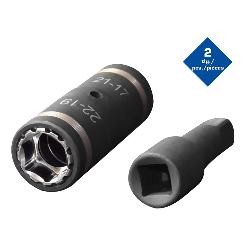 BRILLIANT TOOLS BT691011 4-in-1 Impact Socket Set, 2 Pieces [Powered