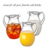 Amazing Abby - Bubbly - 2-Pack Acrylic Pitcher (72 oz),