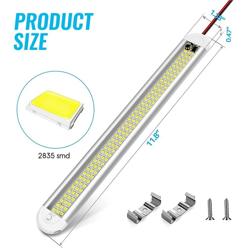 HEYOUTH 2 x 120 LED Interior Lighting, LED Interior Light