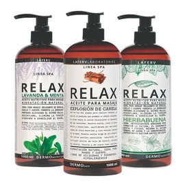 Tri Pack Aceites Para Masaje Spa Con Dosificador 1000 Ml