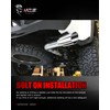 MZS Exhaust Tips, Stainless Steel 4" Inlet 6" Outlet 15"