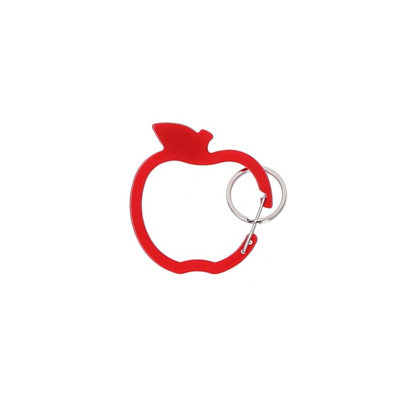 MILKFED. (ミルクフェド) Keychain Apple Carabiner Women, red, Free size