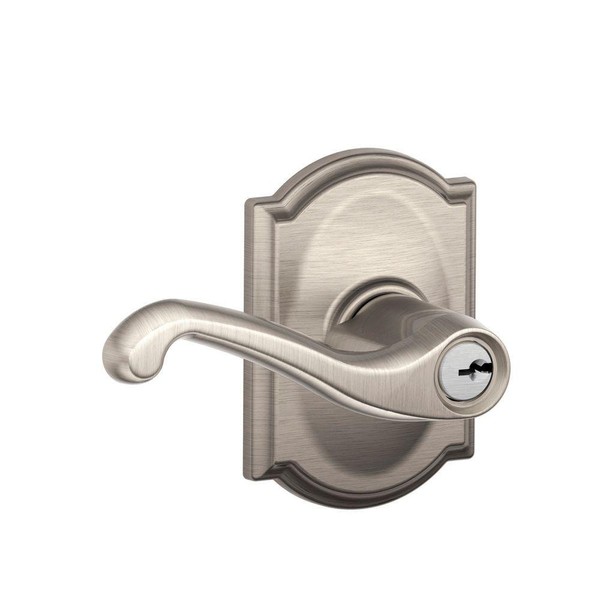 SCHLAGE F51A FLA 619 CAM Flair Lever with Camelot Trim