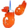 Torch Lighter, Unique Creative Prawns Design Butane Lighter, Windproof Adjustable