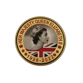 Eillwin Lovely Queen Elizabeth II Commemorative & Collectible Coin to Remembrance Her Majesty