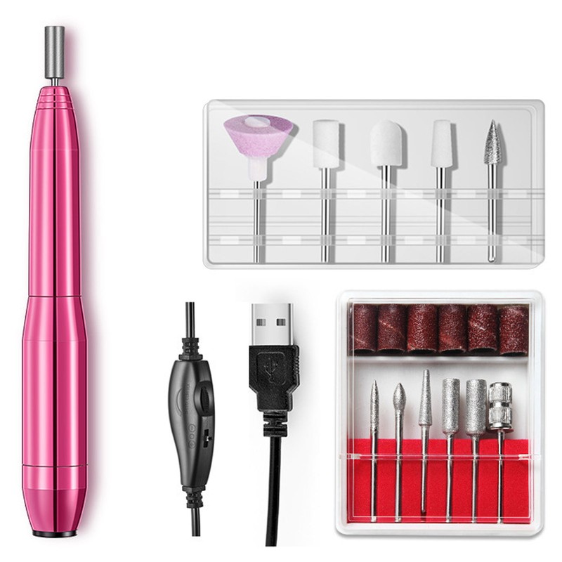 Nail Drill Pen Aluminium Alloy Nail Grinding Machine Electric Polishing