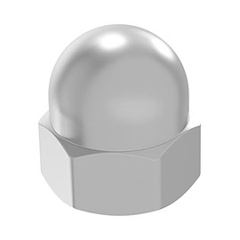 SECCARO M3 Acorn Nuts Stainless Steel V2A VA A2 DIN 1587 Hexagonal High Shape Pack of 20