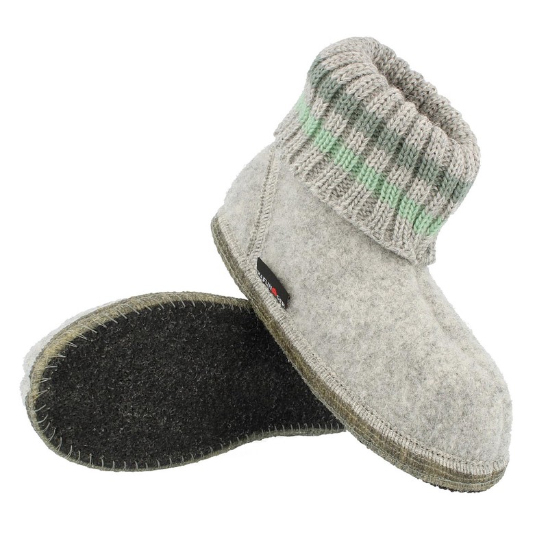 HAFLINGER Paul Hut Shoe with Collar Made of Pure Virgin