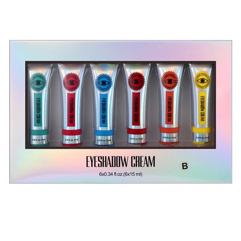 6 Pcs Eyeshadow Cream Colorful Matte Eye Shadow Make up
