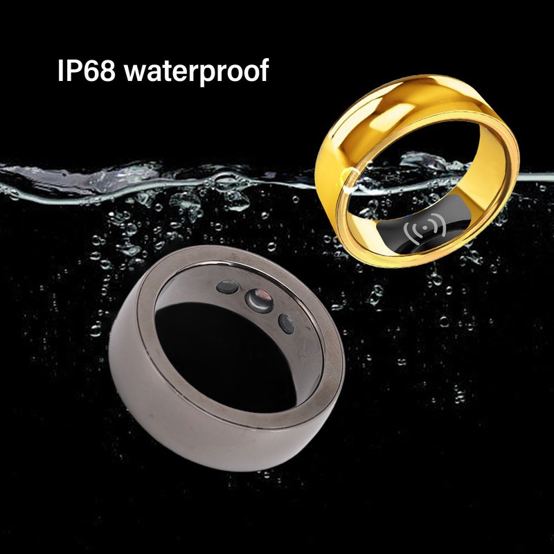 Sleep Monitor Smart Ring Wireless Pedometer Temperature Motion Step Tracker