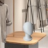 perfeclan Wig Display Holder for Foam Mannequin Head, Ideal for