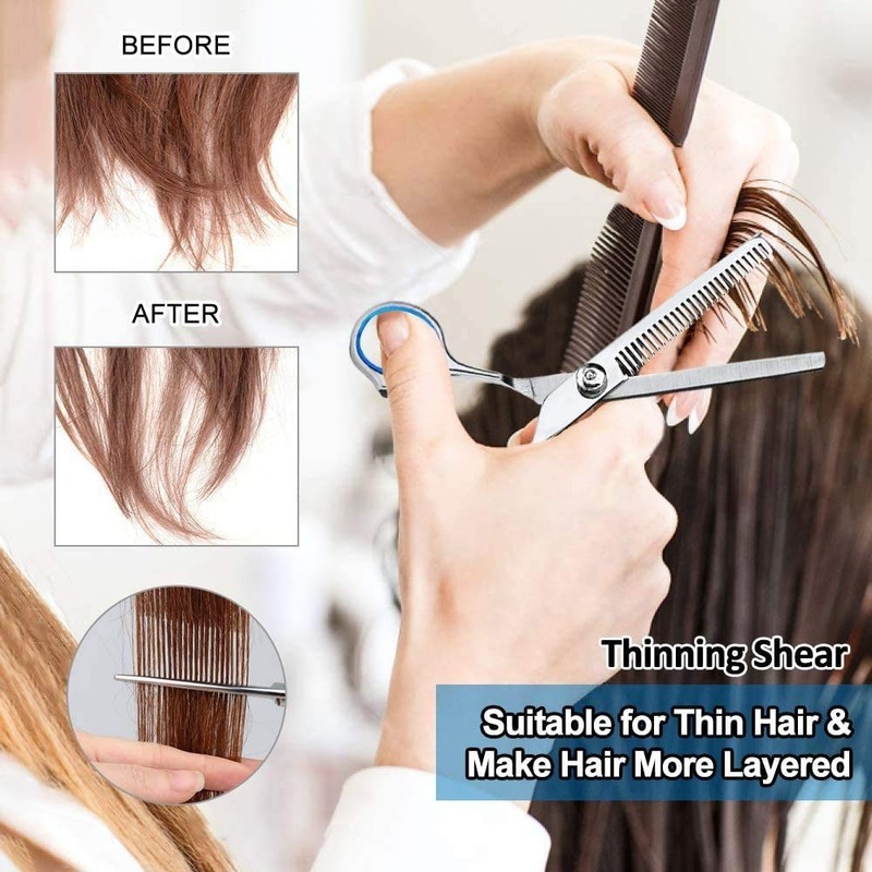 Bubuxy Hair Scissors, Premium Hairdressing Scissors, Professional Hair Cutting Kits