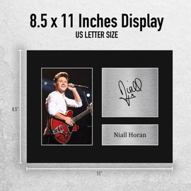 HWC Trading USL Niall Horan Gifts Printed Signed Autograph Picture for Music Memorabilia Fans - US Letter Size