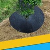 DOITOOL Pack of 20 Garden Weed Mats Biodegradable Mulching Ring