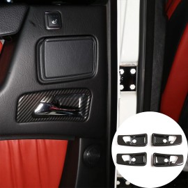 autotrim000 For Benz G-Class W463 ABS Carbon Fiber Car Door Handle Bowl Cover Trim 2004-2018