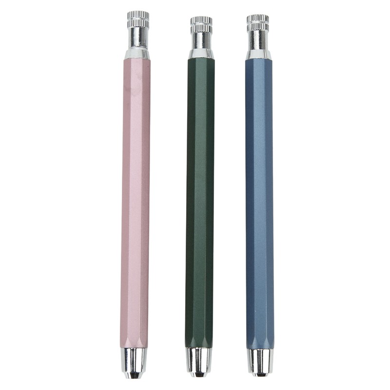 3Pcs Mechanical Carpenter Pencil 5.6mm Scribing Tool Marker Set Kit