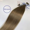 GOOFIT Nanoring Real Hair Extensions, 56 cm Nanoring Real Hair
